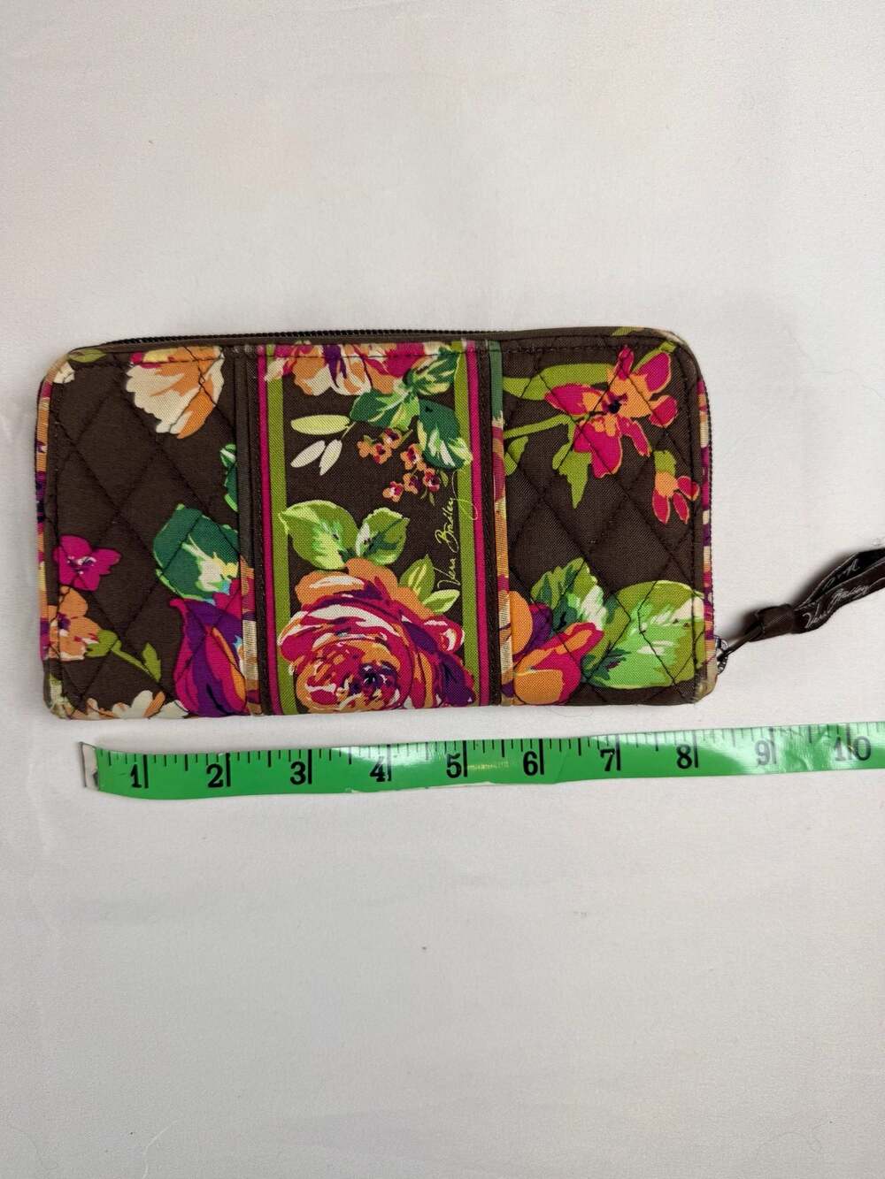 Vera Bradley Quilted Accordion Wallet in English Rose Pattern